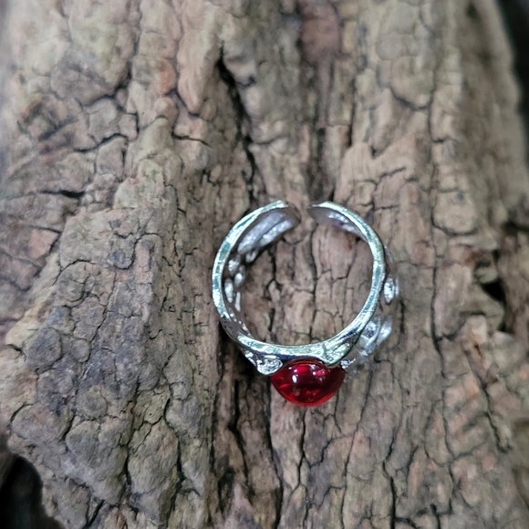 2 for $14! Silver Gem Ring NWOT - Picture 2 of 2